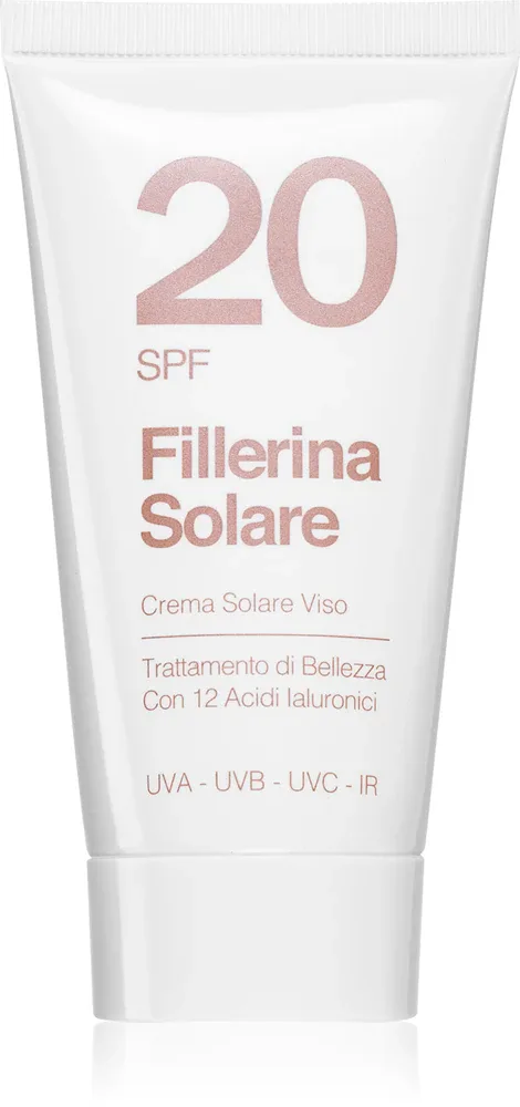 Fillerina Sun Beauty Face Sun Cream - Крем для загара лица SPF 20, 50 мл