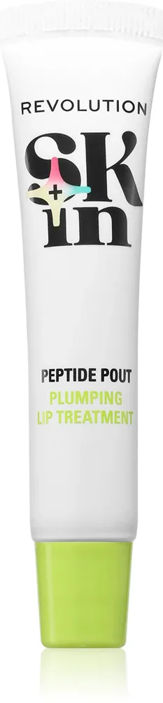 Revolution Skincare Skindividual Go Gentle Peptide Pout Plumping Lip Treatment - Увлажняющий бальзам для губ с эффектом увеличения, 15 мл