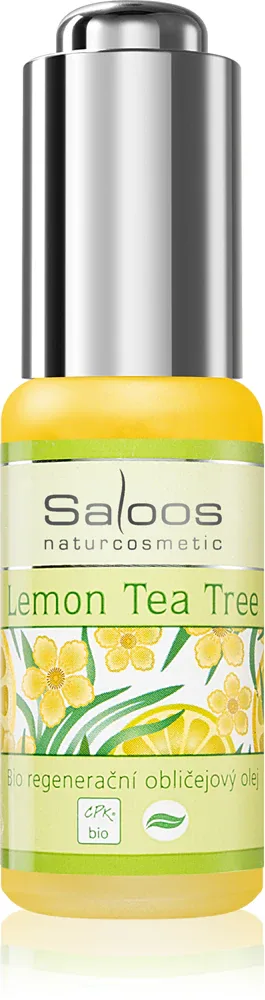 Saloos Bio Skin Oils Lemon Tea Tree - Крем для лица для жирной и проблемной кожи, 20 мл