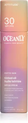 Attitude Oceanly Plastic Free Beauty - Крем для лица для выравнивания тона кожи, 30 г