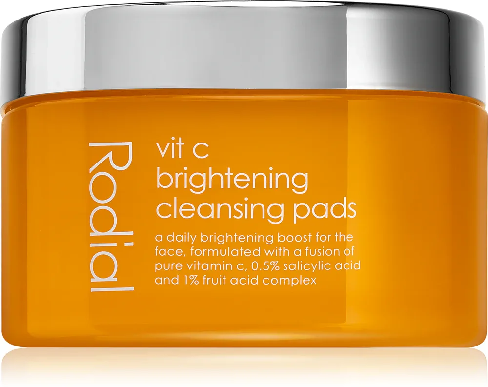 Rodial Vit C Brightening Cleansing Pads - Очищающие ватные диски с витамином C, 50 шт
