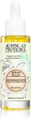 Jeanne en Provence BIO Apple - Сыворотка для лица с эффектом сияния в био-качестве olej z pestek moreli, 30 мл
