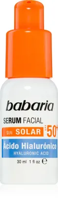 Babaria Sun Face - Увлажняющая сыворотка с высокой защитой от УФ-лучей SPF 50+, 30 мл