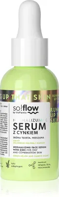 so!flow Normalizing Face Serum With Zinc - Сыворотка для лица с цинком, 30 мл