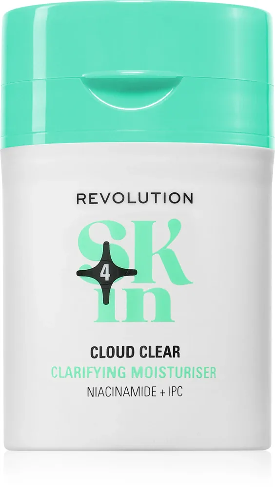 Revolution Skincare Clearly Clarify Niacinamide & IPC Clarifying Moisturiser - Легкий питательный и увлажняющий дневной крем с ниацинамидом, 50 мл
