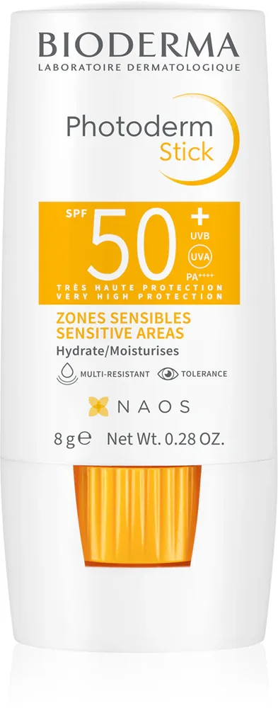 Bioderma Photoderm Stick - Солнцезащитный стик для губ и чувствительных участков SPF 50+, 8 г