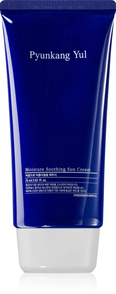 Pyunkang Yul Moisture Soothing Sun Cream - Крем для загара лица с успокаивающим действием SPF 50+, 75 мл