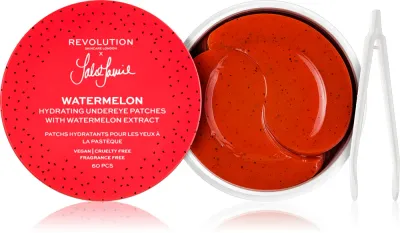 Revolution Skincare X Jake-Jamie Watermelon - Гидрогелевая маска для глаз для осветления и увлажнения, 60 шт