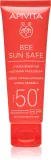 Apivita Bee Sun Safe Hydra Sensitive Soothing Face Cream SPF50+ - Увлажняющий и успокаивающий крем SPF 50+, 50 мл — фото 1