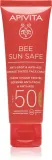 Apivita Bee Sun Safe Anti-Spot and Anti-Age Tinted Face Cream SPF50 - Защитный тонирующий крем для лица SPF 50, 50 мл, оттенок Natural — фото 1
