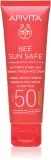 Apivita Bee Sun Safe Anti-Spot and Anti-Age Tinted Face Cream SPF50 - Защитный тонирующий крем для лица SPF 50, 50 мл, оттенок Golden — фото 1
