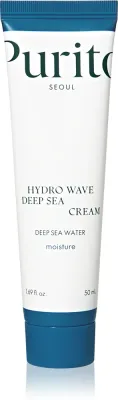 Purito Hydro Wave Deep Sea Cream - Увлажняющий крем для лица с антивозрастным действием, 50 мл