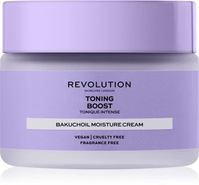 Revolution Skincare Boost Toning Bakuchiol - Крем увлажняюще-успокаивающий, 50 мл