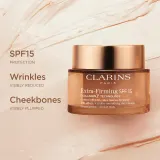 Clarins Extra-Firming Day Cream SPF15 - Крем лифтинг против морщин на день SPF 15, 50 мл — фото 2