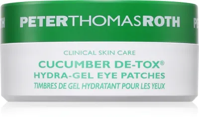 Peter Thomas Roth Cucumber De-Tox Hydra-Gel Eye Patches - Увлажняющая гелевая маска для глаз, 60 шт