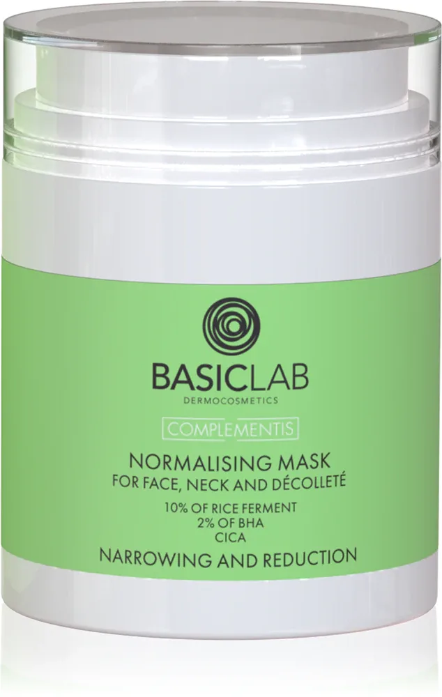 BasicLab Dermocosmetics Complementis - Маска для лица для жирной и комбинированной кожи, 50 мл