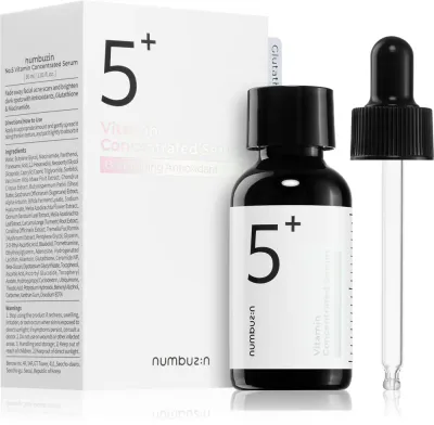 Numbuzin No. 5 Glutathione Vitamin Concentrated Serum - Концентрированная сыворотка для лица для кожи с пигментными пятнами, 30 мл