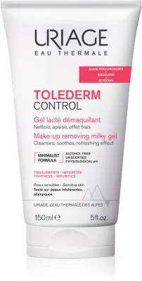 Uriage Tolederm Control Make-up Removing Milky Gel - Очищающий гель для снятия макияжа, 100 мл