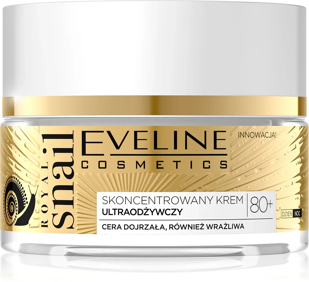 Eveline Cosmetics Royal Snail - Крем интенсивного питания для глубоких морщин 80+, 50 мл