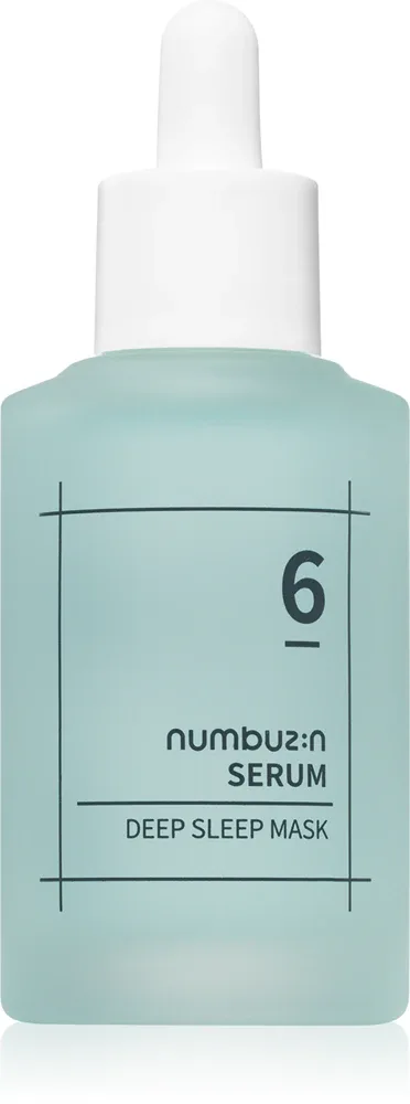Numbuzin No. 6 Deep Sleep Mask Serum - Сыворотка для лица интенсивно увлажняющая ночная, 50 мл