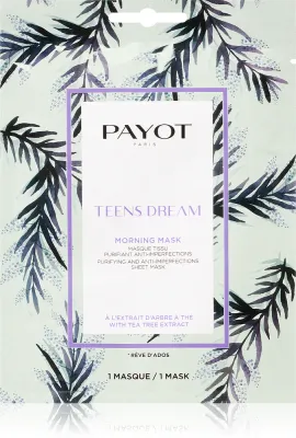 Payot Morning Mask Teens Dream - Маска с пленкой для лица, очищающая и освежающая, для жирной и комбинированной кожи