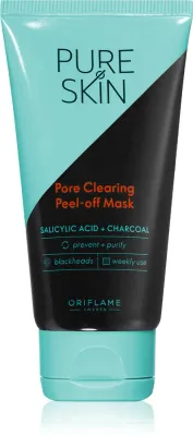 Oriflame Pure Skin - Щелочущая маска для лица с активированным углем, 50 мл