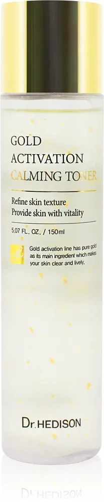 Dr. HEDISON Gold Activation - Смягчающий тоник для лица, 150 мл