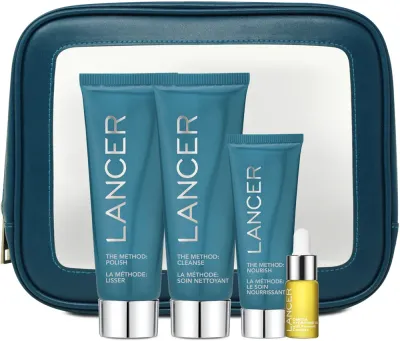 LANCER THE METHOD INTRO KIT - Подарочный набор для нормальной и смешанной кожи, 4 мл