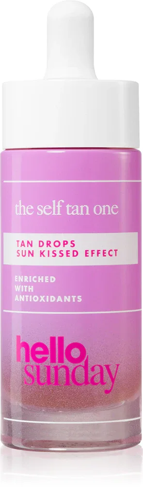 hello sunday the self tan one - Сыворотка для лица с эффектом загара, 30 мл