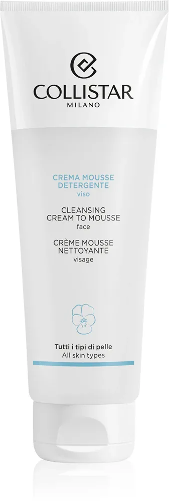 Collistar Cleansing Cream To Mousse - Кремовая очищающая пенка, 125 мл