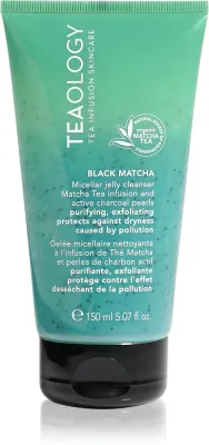 Teaology Cleansing Black Matcha Micellar Jelly Cleanser - Мицеллярная эмульсия для очищения с эффектом пилинга, 150 мл