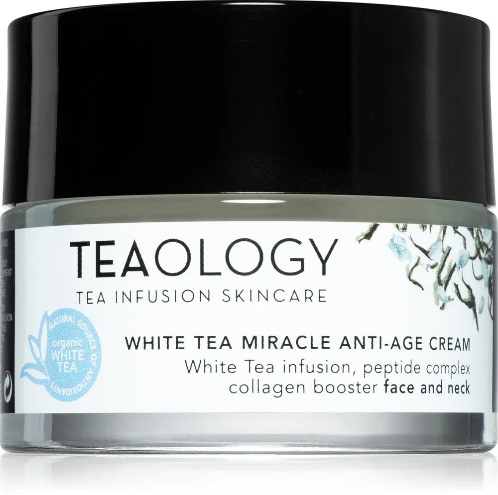 Teaology White Tea Miracle Anti-Age Cream - Увлажняющий крем против старения кожи, 50 мл