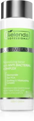 Bielenda Professional Supremelab Sebio Derm - Тоник успокаивающий для жирной и проблемной кожи, 200 мл