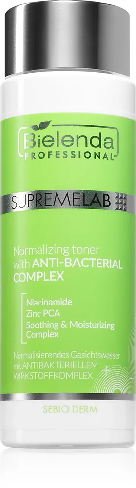 Bielenda Professional Supremelab Sebio Derm - Тоник успокаивающий для жирной и проблемной кожи, 200 мл