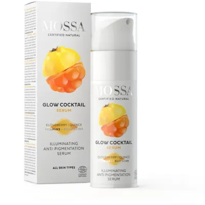 Mossa Glow Coctail - Сыворотка для лица, корректирующая и осветляющая пигментные пятна, 25 мл