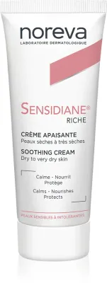 Noreva Sensidiane Rich Soothing Cream - Питательный и успокаивающий крем для лица, 40 мл