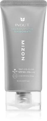 Mizon Inout Daily Soothing Sunscreen - Ультралегкий защитный флюид с успокаивающим действием SPF 50+, 50 мл