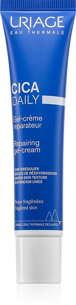 Uriage Cica Daily Repairing Gel-Cream - Гель для восстановления и увлажнения кожи лица, ослабленной, 40 мл