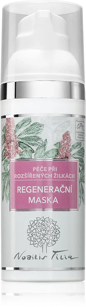 Nobilis Tilia Pece Při Rozšířených Žilkách Regeneracní Maska - Крем для лица для восстановления расширенных и треснувших сосудов, 50 мл