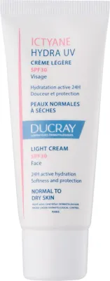 Ducray Ictyane - Легкий крем для нормальной и сухой кожи с SPF 30, 40 мл