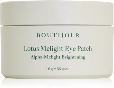 BOUTIJOUR Lotus Melight Eye Patch - Гидрогелевая маска вокруг глаз против морщин и темных кругов