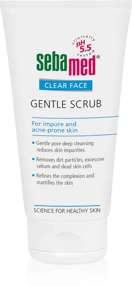 Sebamed Clear Face - Нежный пилинг для лица, 150 мл