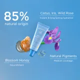 Флюид тональный Apivita Aqua Beelicious Tinted Fluid SPF30 увлажняющий, среднее покрытие, 40 мл SPF 30 — фото 3