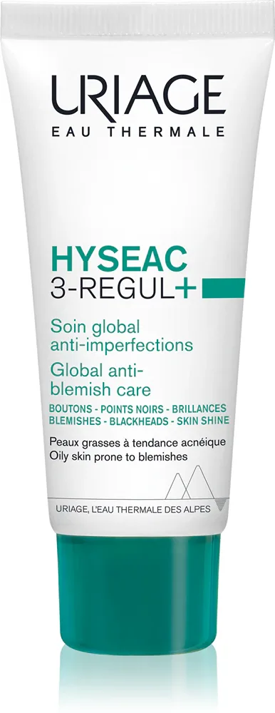 Uriage Hyseac 3-Regul+ Global Anti-Blemish Care - Крем матирующий для кожи с несовершенствами, 40 мл