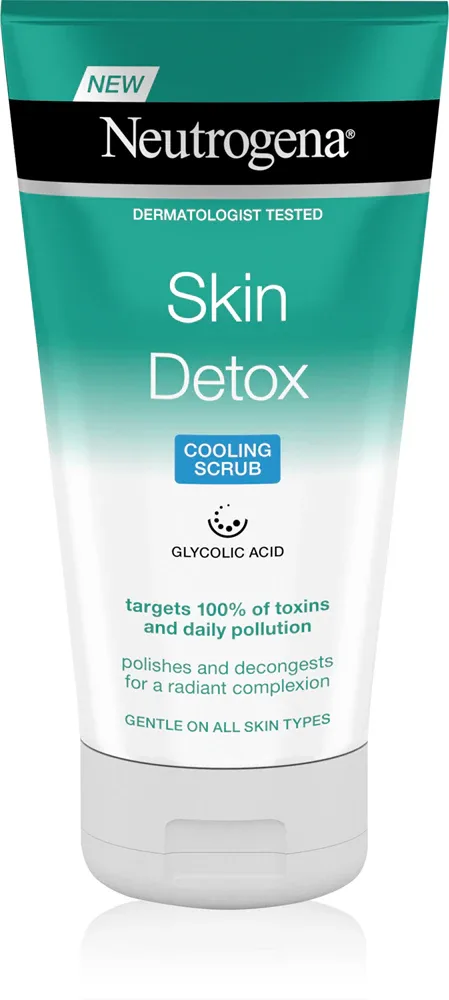 Neutrogena Skin Detox - Очищающий пилинг для лица, 150 мл