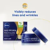 NIVEA Revitalizing - Крем для лица, борющийся с морщинами, для ночного применения 60+, 50 мл — фото 4