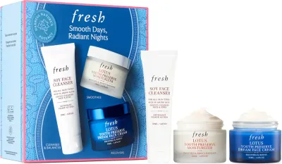fresh Smooth Days, Radiant Nights - Набор для ухода за кожей лица