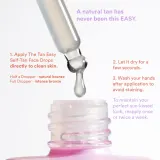 3INA The Tan Easy Self-Tan Face Drops - Капли для лица самозагара, 30 мл — фото 5