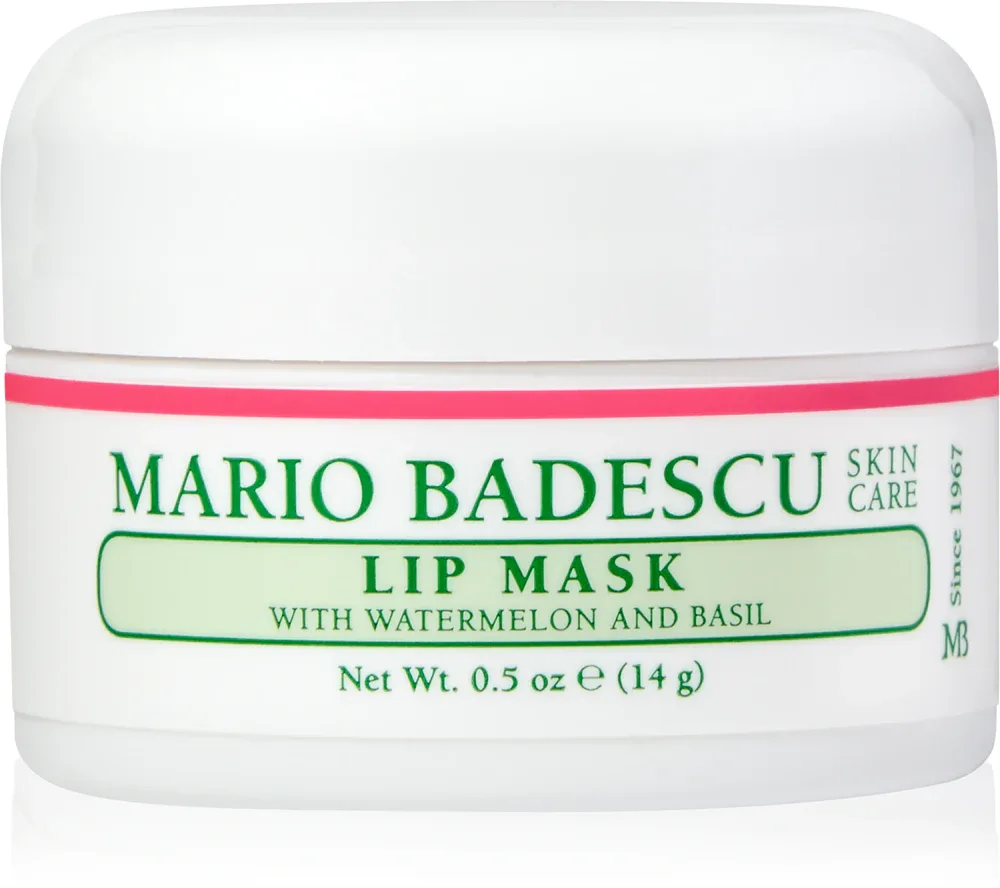 Mario Badescu Lip Mask with Watermelon and Basil - Увлажняющая маска для губ, 14 г