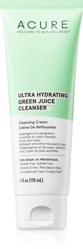 ACURE Ultra Hydrating Green Juice - очищающий крем, 118 мл